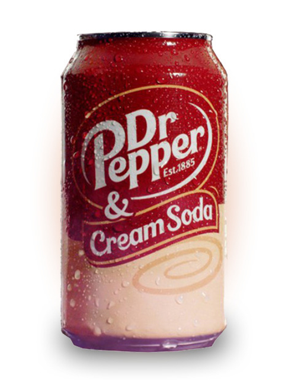 Напиток Dr.Pepper Крем Сода,  б/а с/г, 355 мл. 12шт Америка  АТ