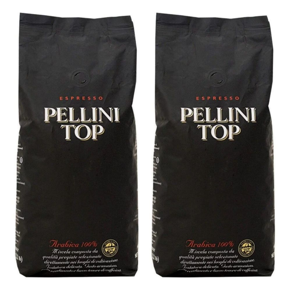 Кофе в зёрнах Pellini Top 1кг x 2 шт