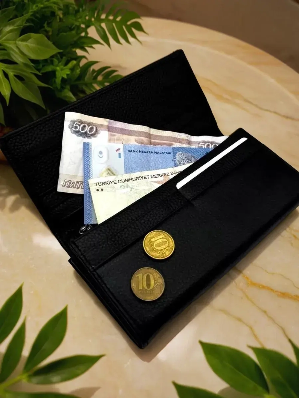 Кошелек большой портмоне для денег, карт и документов