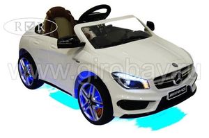 Детский электромобиль River Toys Mercedes-Benz CLA45 белый