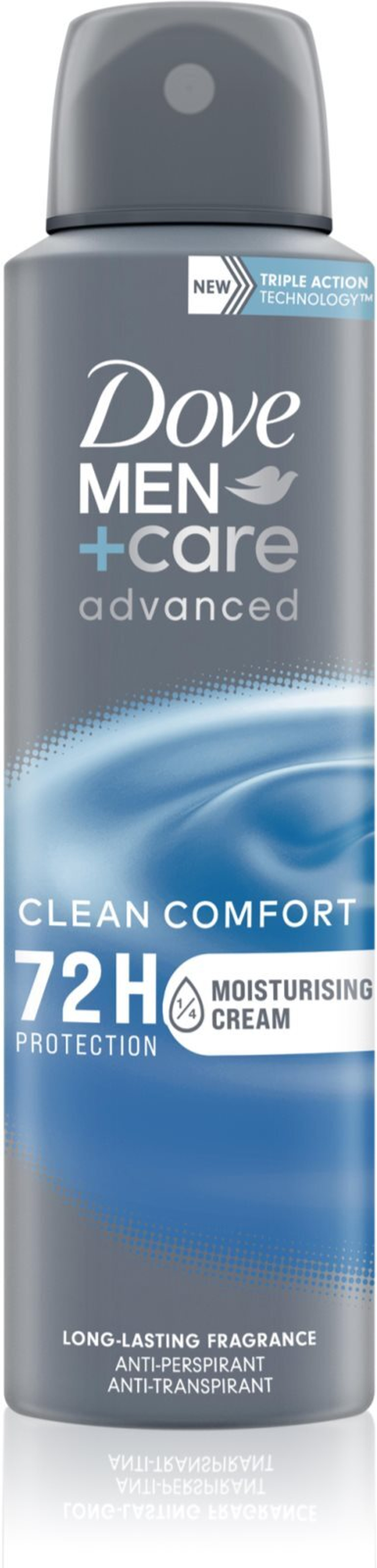 Dove Men+Care Advanced - спрей-антиперспирант для мужчин /  Clean Comfort 150  ml  / GTIN 8720181284335
