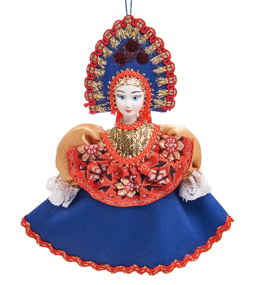 РусКукла RK-841/2 Кукла подвесная «Василиса в кокошнике»