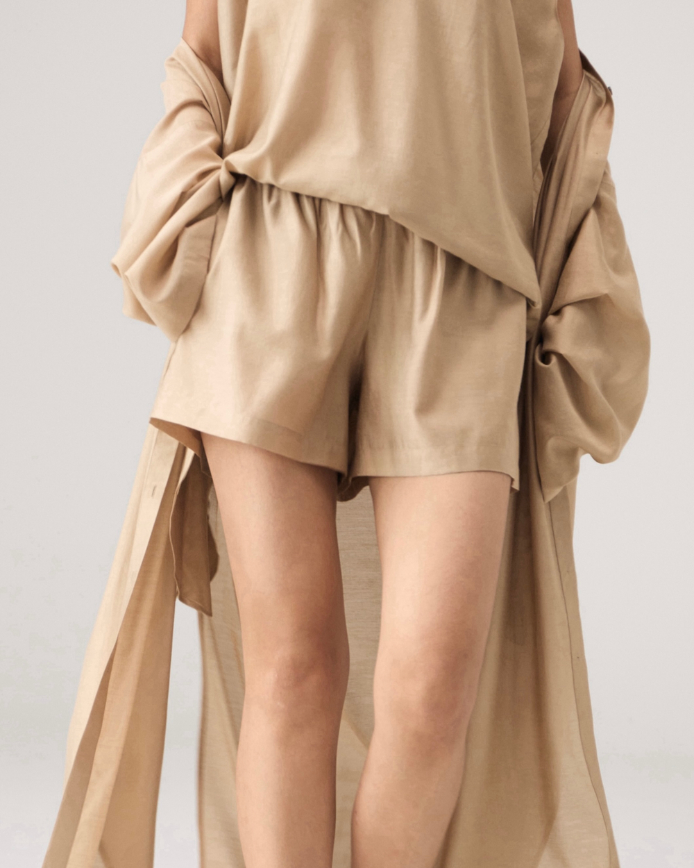 Шорты из батиста