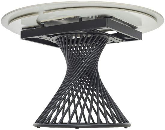 Стол BUENO 120 GLOSS GOLDEN JADE SOLID CERAMIC / BLACK