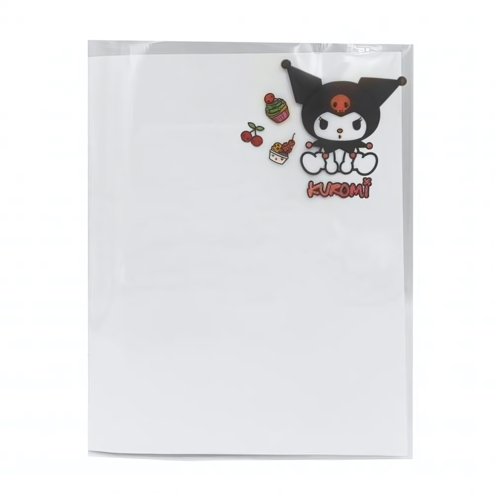 Набор обложек для тетрадей 10шт. 213*350мм, 100мкм "Kuromi" полипропилен (Центрум)