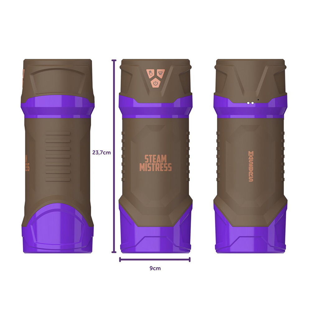 Интерактивный вибромастурбатор с функцией вакуума и сжатия Паровая госпожа Мисти Masturs Misty Steam Mistress Multi Function Masturbator