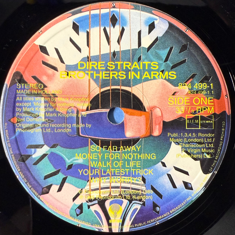 Dire Straits - Brothers In Arms (Голландия 1985г.)
