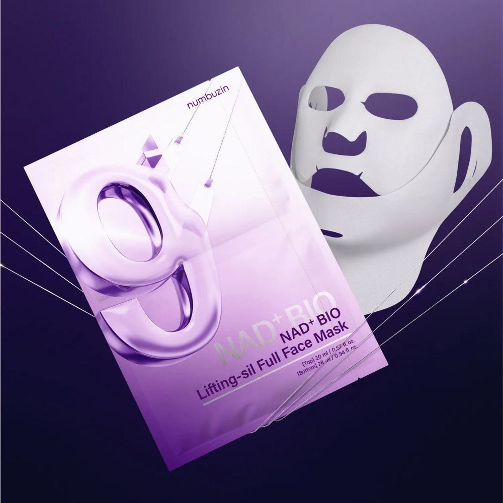 Numbuzin No.9 NAD+ Bio Lifting Full Cover Facial Mask 1шт