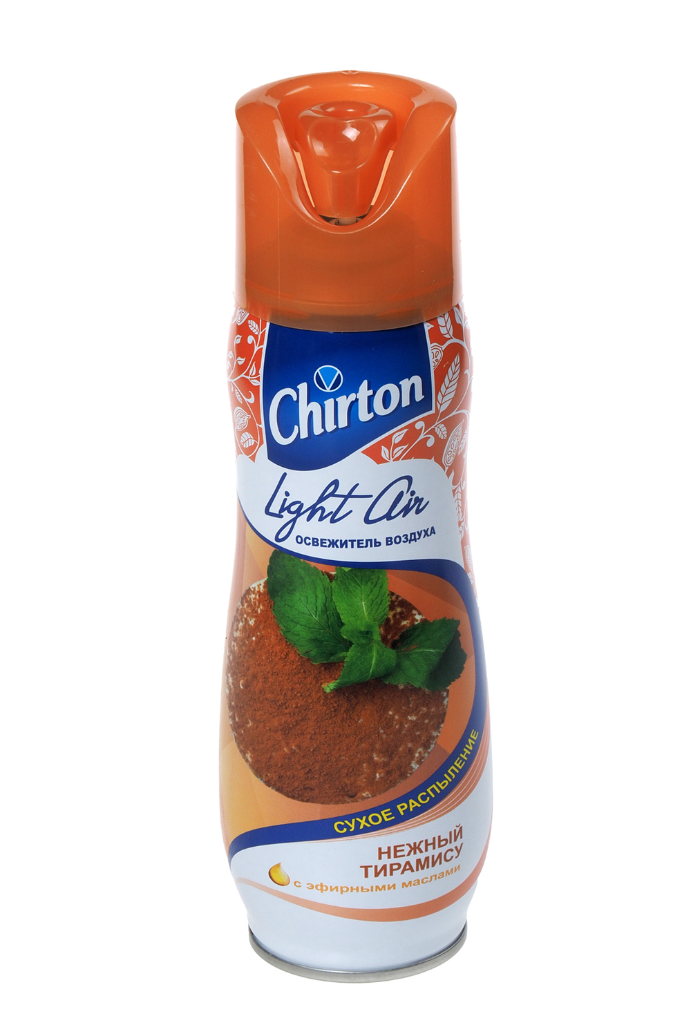 Освежитель Чиртон Лайт Эйр с ароматом "Нежный тирамису" баллон 300мл аэрозоль "Чиртон"