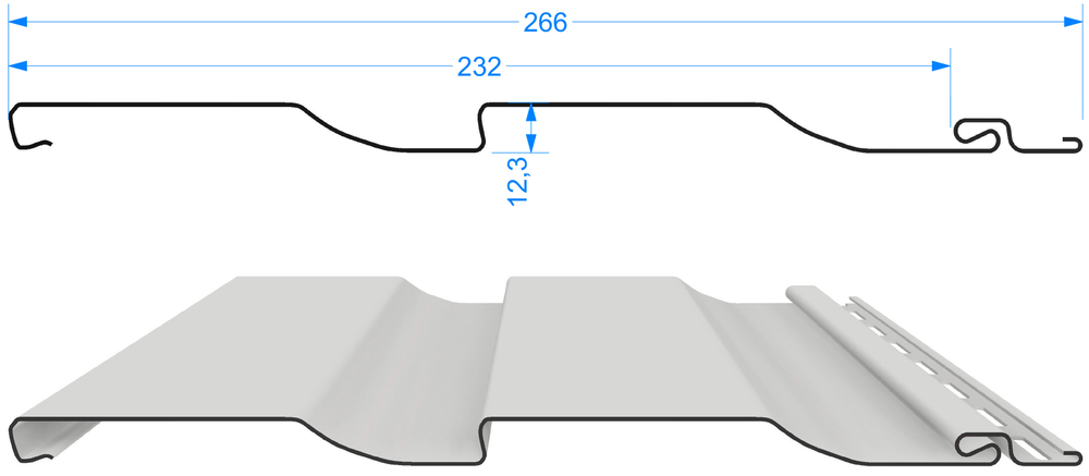 Docke STANDARD Сайдинг D4,5D (Лимон)