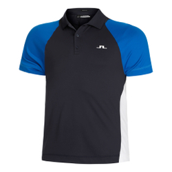 Мужское теннисное поло JLindeberg Nial Regular Fit Polo Men - Blue