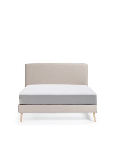 Кровать Lydia 150х190 бежевая