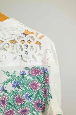 Рубашка Soeurs Chicory Lace Shirt beige