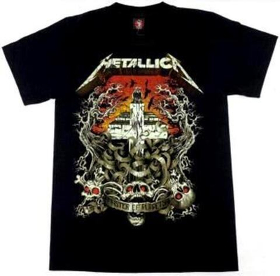 Футболка хлопок шелкография. TDM1081 Metallica Master of Puppets XL