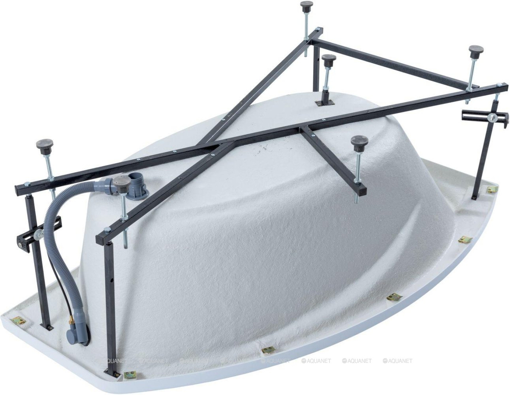 Акриловая ванна Aquanet (Акванет) Jersey 170x90 L с каркасом