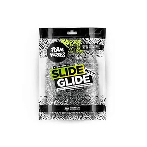 Foam Heroes Slide Glide Mitt варежка из микрофибры для мойки автомобиля 17.5x23см, 1400г/м2