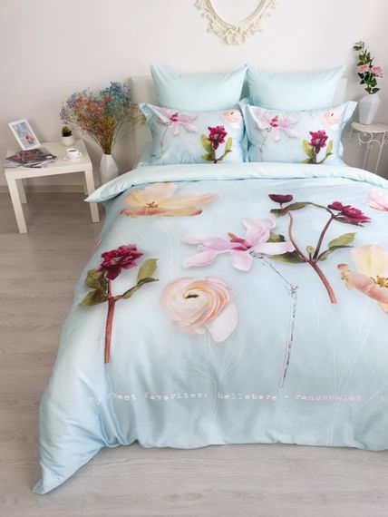 Постельное белье FLORIS  deluxe TIVOLYO HOME