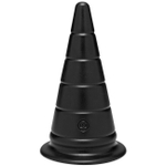 Большая анальная пробка Anal Stretcher 6" (совместима со страпонами Vac-U-Lock) (Цвет: черный)