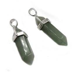 Кулон "Стрелка" авантюрин зеленый асс.