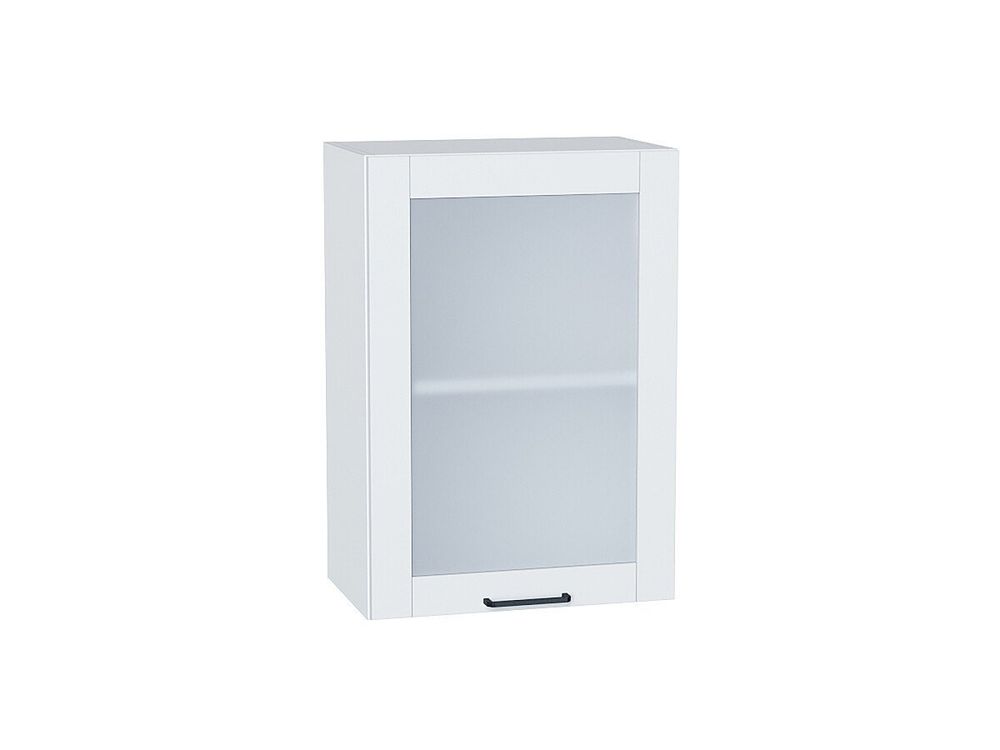 Шкаф верхний с 1-ой остекленной дверцей Флэт Плюс