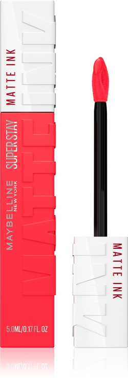 MAYBELLINE NEW YORK SuperStay Matte Ink - Матовая жидкая помада для долговременного эффекта оттенок 25 Heroine, 5 ml