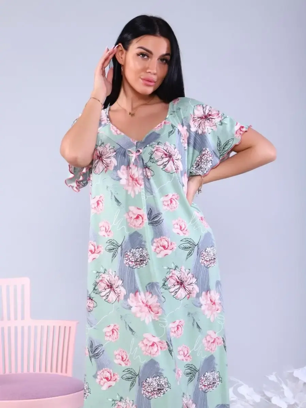 Ночная сорочка из вискозы