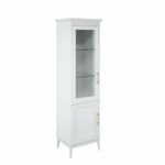 BERGEN Витрина однодверная со стекл. полками Арт. 605