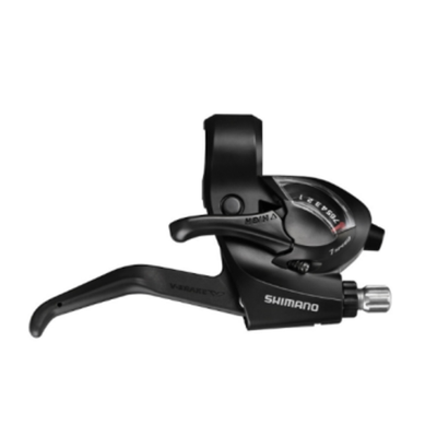 Перекл-ль TOURNEY ASTEF41R7ALшифтер+торм. ручка (2пальца) 7скор. правый черный SHIMANO