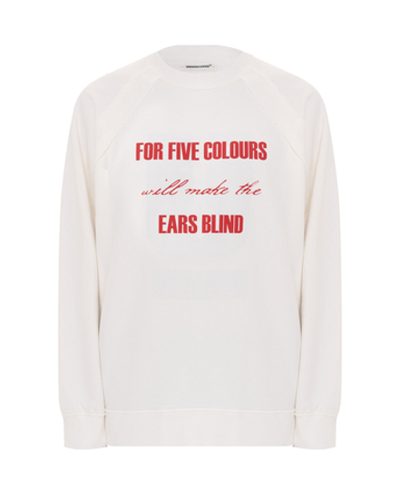 UNDERCOVER СВИТШОТ БЕЛЫЙ EARS BIND