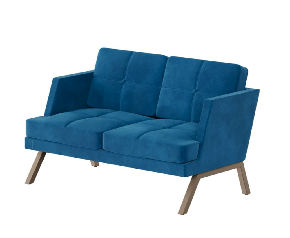 Диван двухместный с декором из пуговиц ALDB-02L АЛДО