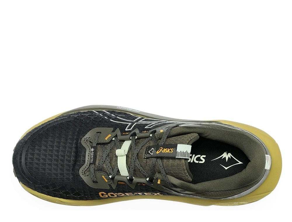 Мужские беговые кроссовки Asics Gel-Trabuco 13 Gore-Tex Черно-Оливковые