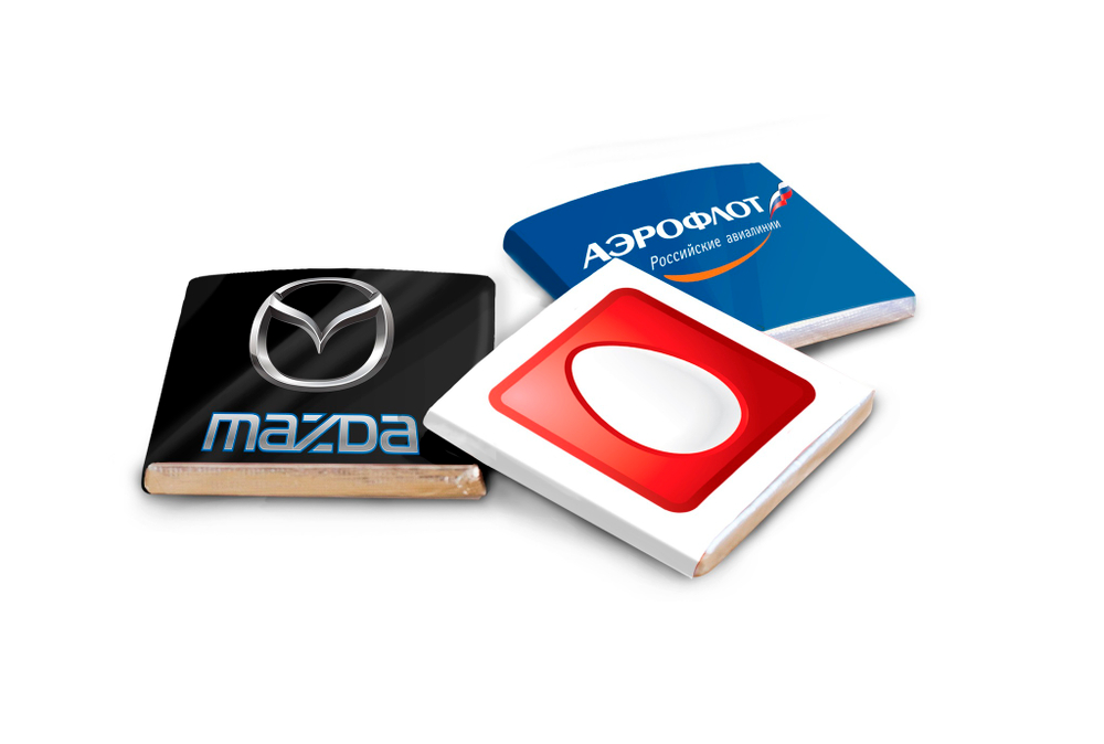 Шоколад молочный 5 г в индивидуальной этикетке