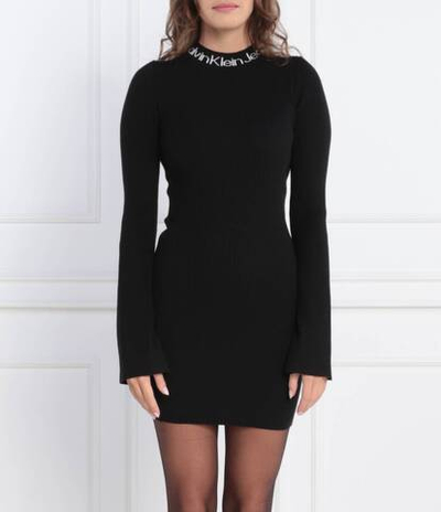 Платье LOGO INTARSIA CALVIN KLEIN JEANS - черный(J20J222719)
