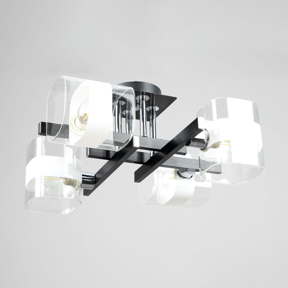 Citilux Вирта CL139242 Люстра потолочная Чёрная