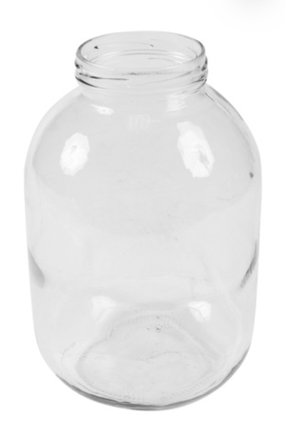 Банка стеклянная с крышкой 3 л.