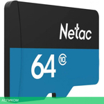 Карта памяти Netac microSDHC 64GB P500 (NT02P500STN-064G-S)