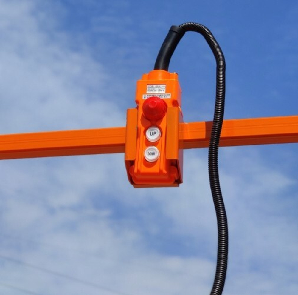 Несамоходный подъемник ножничного типа GROST Tower 500-9 DC с выдвижной платформой, аккумуляторный 212431