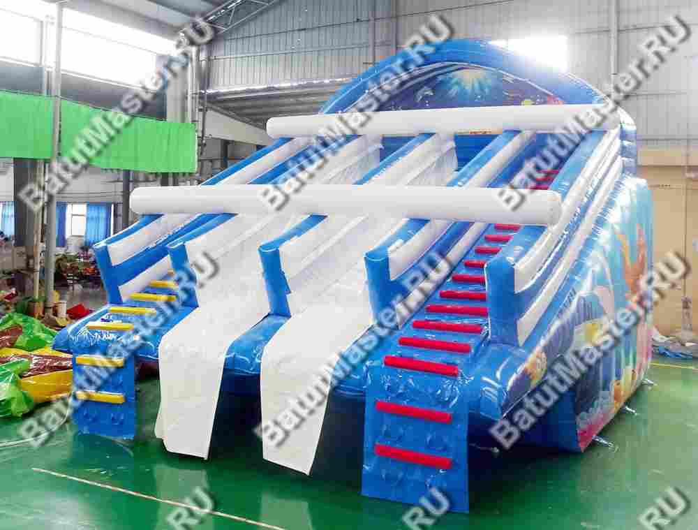 Надувная водная горка для бассейна «Русалочка Бэлла» 7*6*5 м