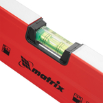 Уровень алюминиевый магнитный, 1200 мм, фрезерованный, 3 глазка (1 зеркальный) усиленный Matrix