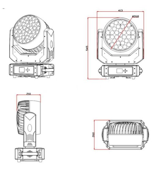 Anzhee PRO H37x15Z-WASH