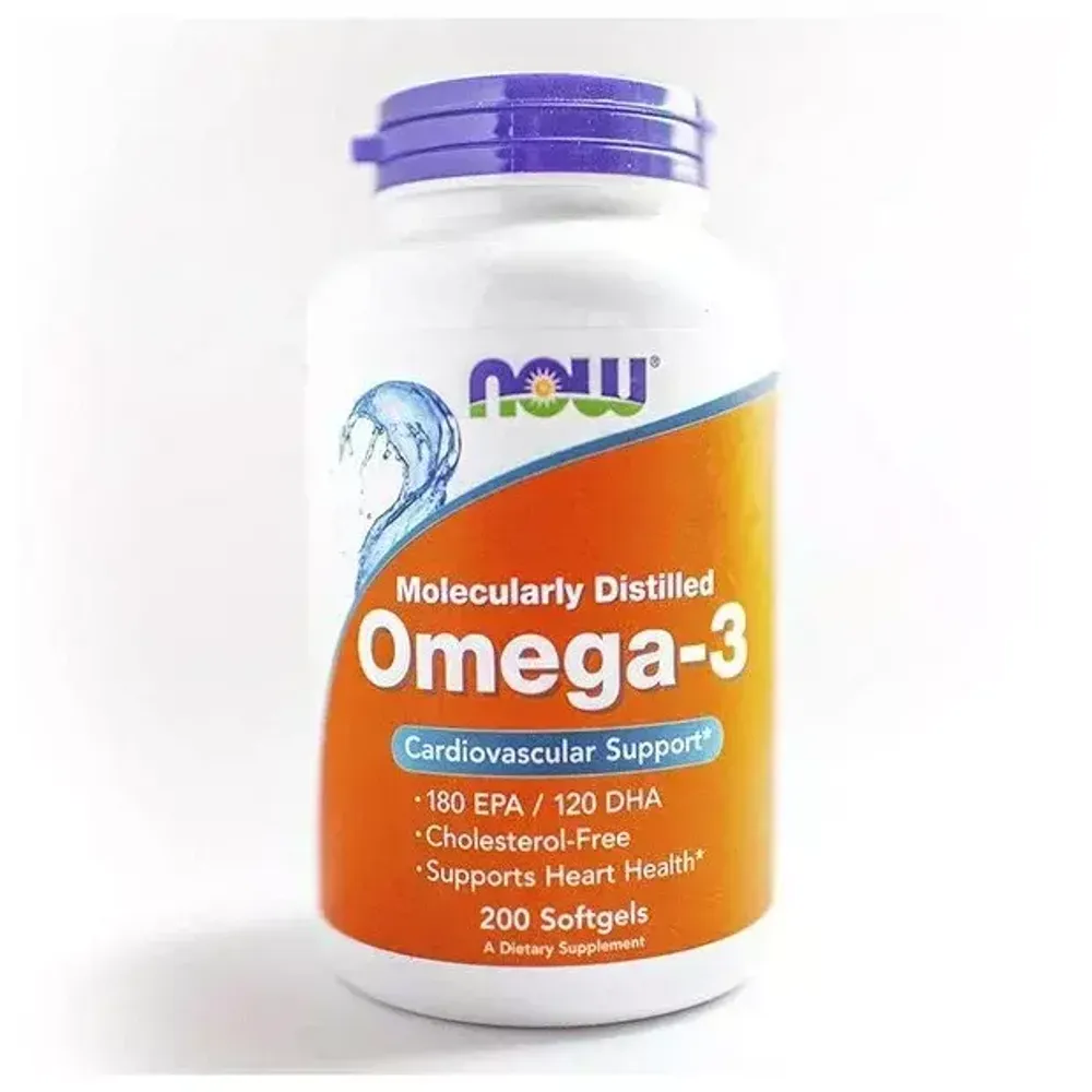 Omega-3 1000 mg 200 капс (Now)