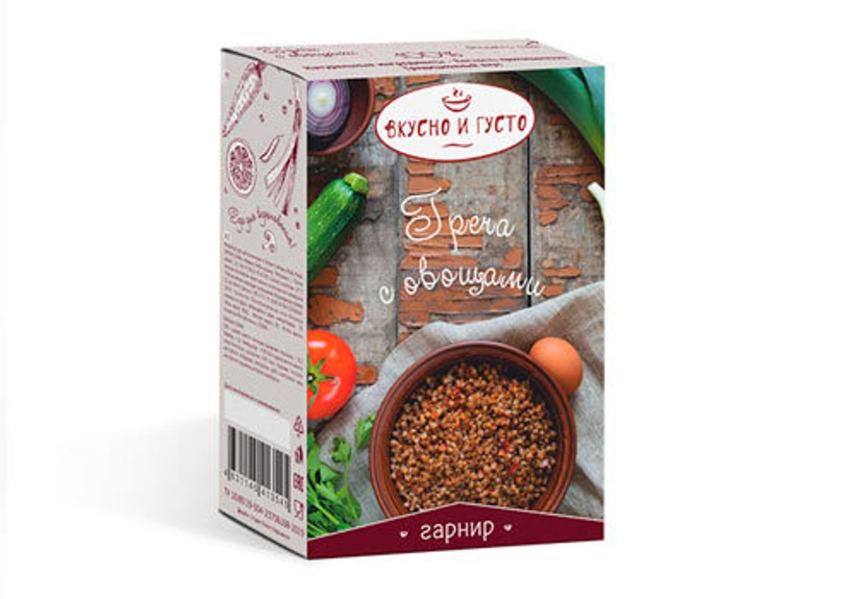 Греча с овощами Вкусно и Густо, 209г