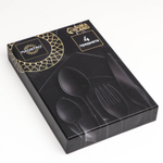 Набор столовых приборов из нержавеющей стали Магистр , 4 предмета (серебряный)