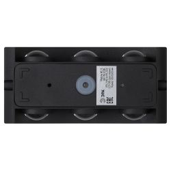 WL12 BK Подсветка ЭРА Декоративная подсветка светодиодная ЭРА 6*1Вт IP 54 черный | Настенная подсветка