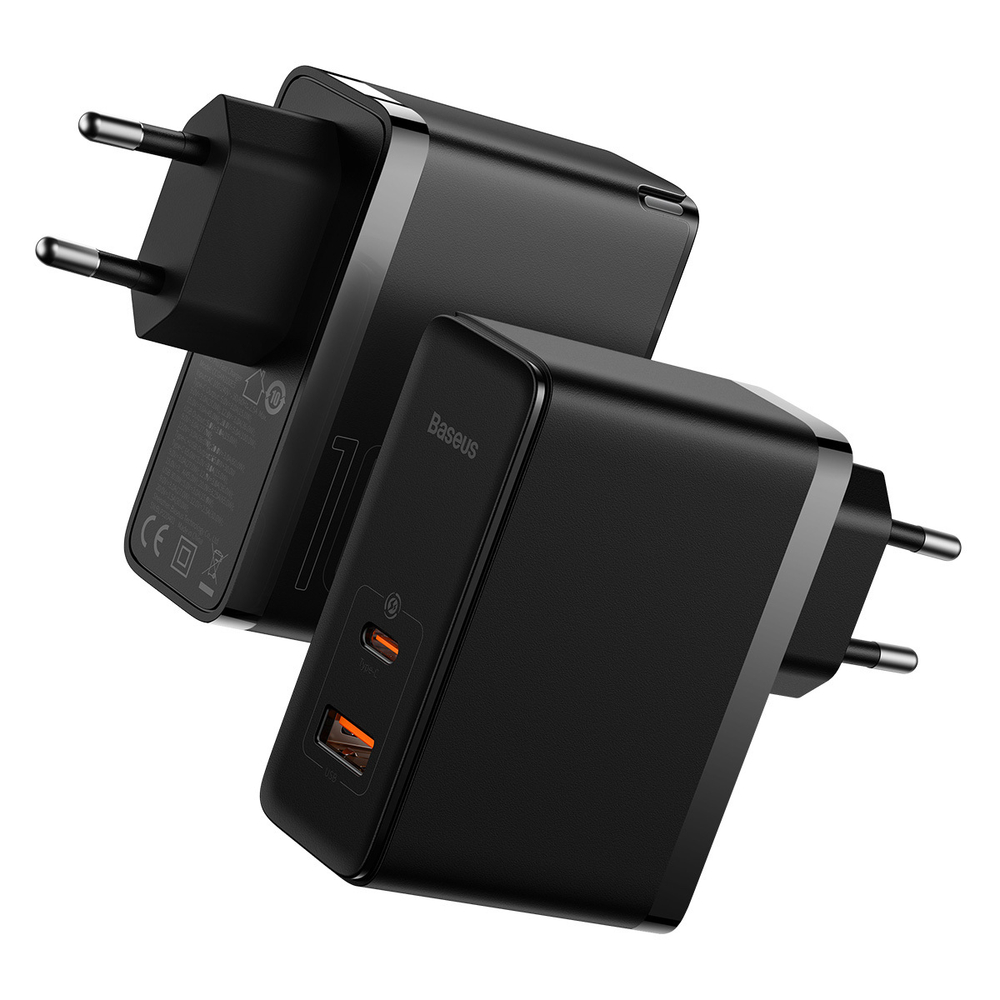 Зарядное устройство Baseus GaN5 Pro Fast Charger C+U 100W - Black