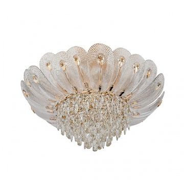 Потолочная хрустальная люстра 11*Е14 5048/11 золото Paroti Odeon Light