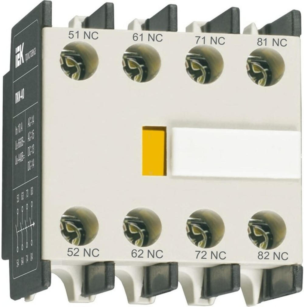 Приставка контактная ПКИ-40 10А IEK