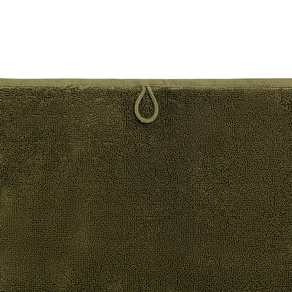 Полотенце банное оливкового цвета из коллекции essential, 70х140 см