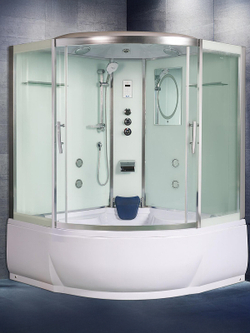 Душевая кабина WeltWasser (ВельтВассер) Emmer 15055, с высоким поддоном, 150x150x217