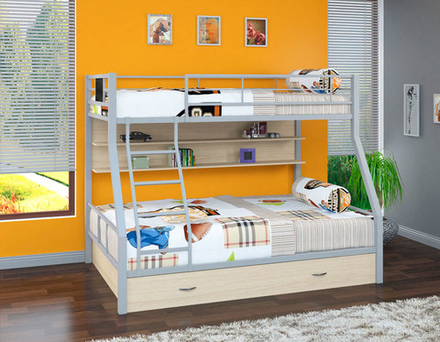 Кровать Гранада 1 серая